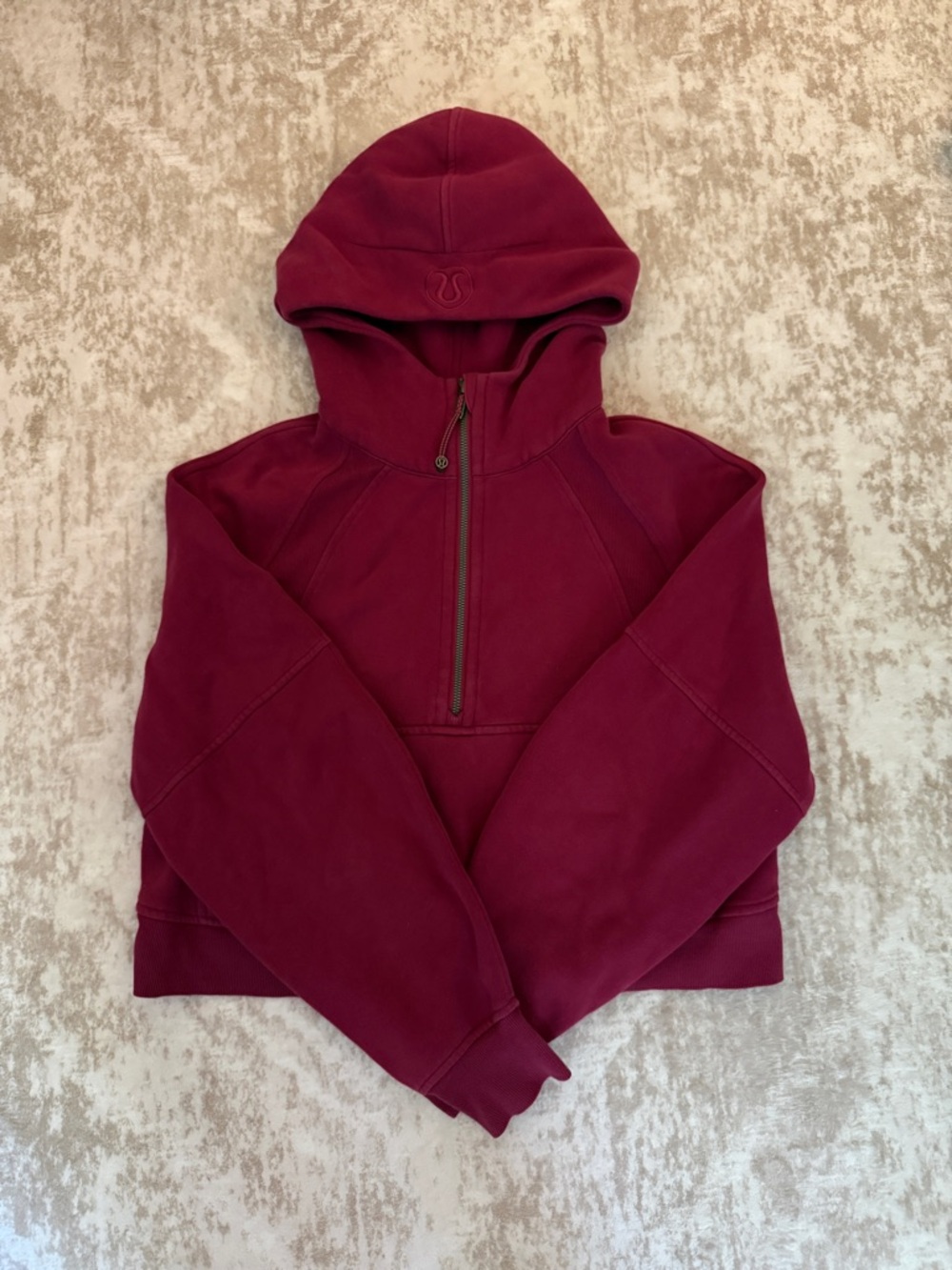 Lululemon Scuba Hoodie Burgundy XS/S